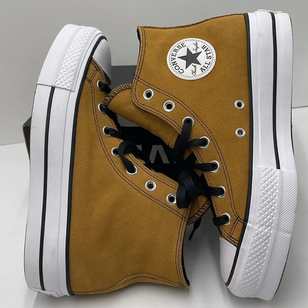 Converse WMNS CTAS LIFT HI DARK SOBA/WHITE/BLACK A13410C Platforms Sneakers
